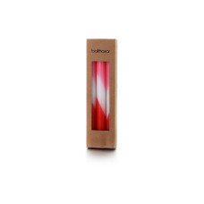 balthasar Stabkerze Dip Dye Rot, 3 Stück