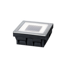 Paulmann Wegeleuchte LED Solar Cube, 0.24W, 2700K, Edelstahl