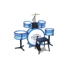 Bontempi Musikinstrument Schlagzeug blau Bontempi Musikinstrument Schlagzeug blau