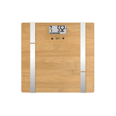 Terraillon Körperanalysewaage Bamboo Fit Braun