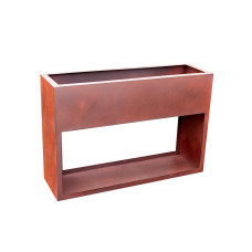 Innovesta Hochbeet mit Regal Rostbraun