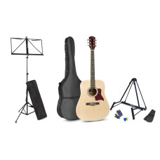 MAX Westerngitarre SoloJam Kit Natur