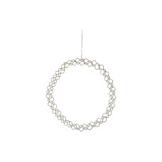 Star Trading Hänger Kranz Hoop, 30 LEDs, Ø 30 cm, Chrom Star Trading Hänger Kranz Hoop, 30 LEDs, Ø 30 cm, Chrom