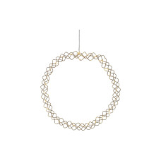 Star Trading Hänger Kranz Hoop, 30 LEDs, Ø 30 cm, Messing Star Trading Hänger Kranz Hoop, 30 LEDs, Ø 30 cm, Messing