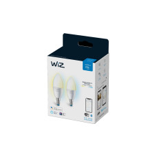 WiZ Leuchtmittel 4.9W (40W) E14 C37 Tunable White Doppelpack