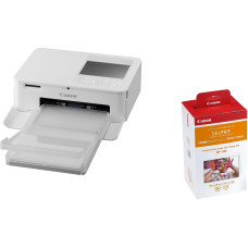 Canon Fotodrucker Selphy CP1500 Weiss inkl. Papier und Tinte