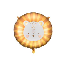 Partydeco Folienballon Löwe 70 x 67 cm, Gelb Partydeco Folienballon Löwe 70 x 67 cm, Gelb