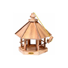 dobar green label Vogelhaus Caliente zum Aufhängen, 29 x 29 x 34 cm, Holz