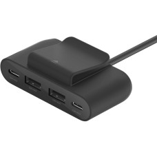 Belkin USB-Hub 4-Port USB Charge Schwarz