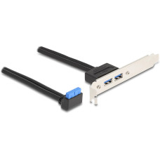 Delock Bracket USB 3.0 Pfostenbuchse 90°