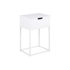 AC Design Nachttisch Mitra 40 x 30 x 61,5 cm, Weiss