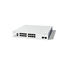 Cisco PoE+ Switch Catalyst C1300-16P-2G 18 Port