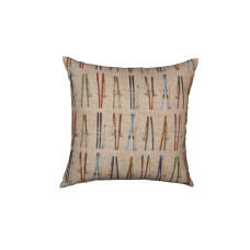 Hubatka Kissenbezug Skier 43 x 43 cm, Mehrfarbig