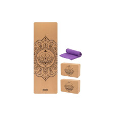 KOOR Yoga-Set 4-teilig, Kork