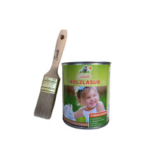 Sanilu Holzlasur mit Pinsel, 0.75 l