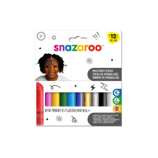 Snazaroo Zubehör Schminkstifte farbig, 12 Stück