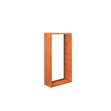Innovesta Holzregal Corten, 75 x 35 x 149 cm, Rostbraun