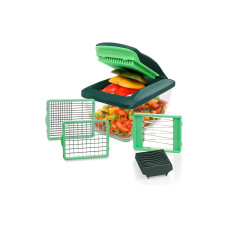 Genius Gemüseschneider Nicer Dicer Chef 7-teilig, Grün