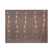 Dameco LED Lichtervorhang Angel Hair 1.35 m Outdoor