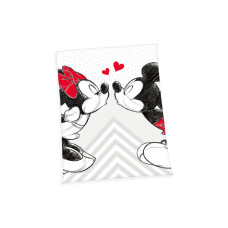 Herding Decke Mickey & Minnie Mouse 150 x 200 cm, Rot/Schwarz/Weiss Herding Decke Mickey & Minnie Mouse 150 x 200 cm, Rot/Schwarz/Weiss