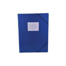 Office Focus Gummibandmappe A3 mit Etikette Blau