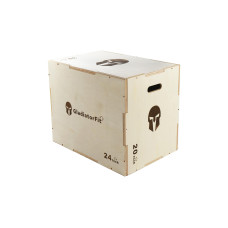 Gladiatorfit Sprung-Plyobox aus Holz 3 in 1