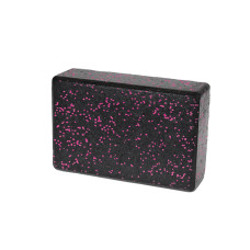 FTM Yoga Block Schwarz / Pink