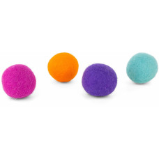 District 70 Katzen-Spielzeug Glow Felt Ball Toys, 35 mm, 4 Stück District 70 Katzen-Spielzeug Glow Felt Ball Toys, 35 mm, 4 Stück