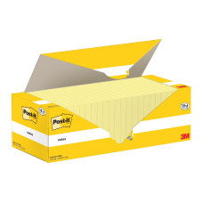 Post-it Notizzettel 3M, 76 x 176 mm, 18+6 Blöcke, Gelb