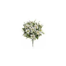 Dekomat AG Kunstblume Edelweiss-Strauss 29 cm