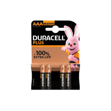 Duracell Batterie Plus Power AAA/LR03 K4 4 Stück