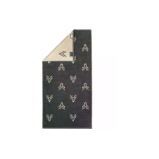 Cawö Handtuch Edition Allover 50 x 100 cm, Beige/Granit