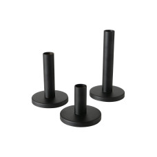 Boltze Kerzenhalter Malko 3-teilig, Schwarz
