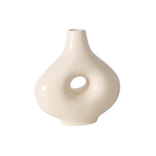 Boltze Vase Abela 21 cm, Crème