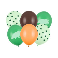 Partydeco Luftballon Strong Dinosaurier 30 cm Partydeco Luftballon Strong Dinosaurier 30 cm