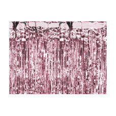 Partydeco Partyaccessoire Vorhang 90 x 250 cm, Roségold Partydeco Partyaccessoire Vorhang 90 x 250 cm, Roségold