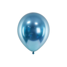 Partydeco Luftballon Uni Glossy 10 Stück, Blau, Ø 30 cm Partydeco Luftballon Uni Glossy 10 Stück, Blau, Ø 30 cm