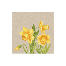 Paper + Design Papierservietten Daffodil 33 cm x 33 cm, 25 Stück