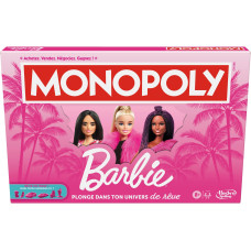 Hasbro Gaming Familienspiel Monopoly Barbie -FR-