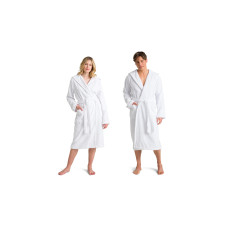 Möve Bademantel Superwuschel XL, Weiss