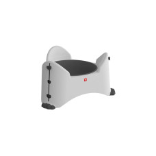 Rotho Verstellbarer Futternapf Sammy, 1.02 l, Weiss
