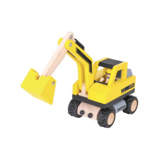 Spielba Holzspielwaren Bagger mit Figur