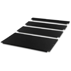Wirewin Blindblende BP 1U BL 1HE 19, Schwarz