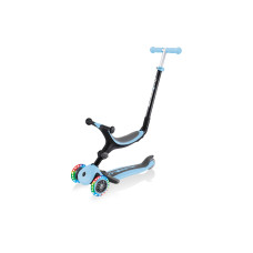 GLOBBER Scooter GO UP Foldable Plus Lights, Pastel Blau