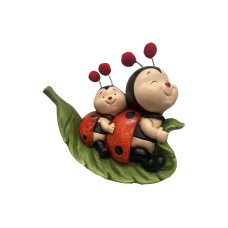 Dameco Dekofigur zwei Marienkäfer 19 x 38.8 x 29.5 cm Dameco Dekofigur zwei Marienkäfer 19 x 38.8 x 29.5 cm