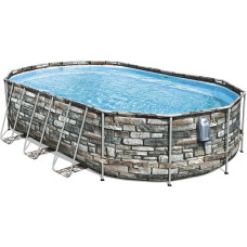 Bestway Pool Power Steel Comfort Jet Series Set 610 x 366 x 122 cm