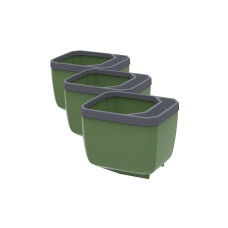 Gusta Garden HERBS BUDDY Kräutertopf 3er Set Grün Gusta Garden HERBS BUDDY Kräutertopf 3er Set Grün