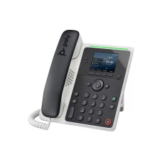 Poly Tischtelefon Edge E100 Schwarz/Weiss