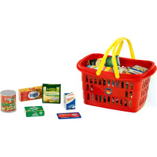 Klein-Toys Spiel-Lebensmittel Einkaufskorb, gefüllt
