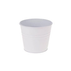 Opiflor Zinktopf Jan 10 x 8.5 cm, Weiss